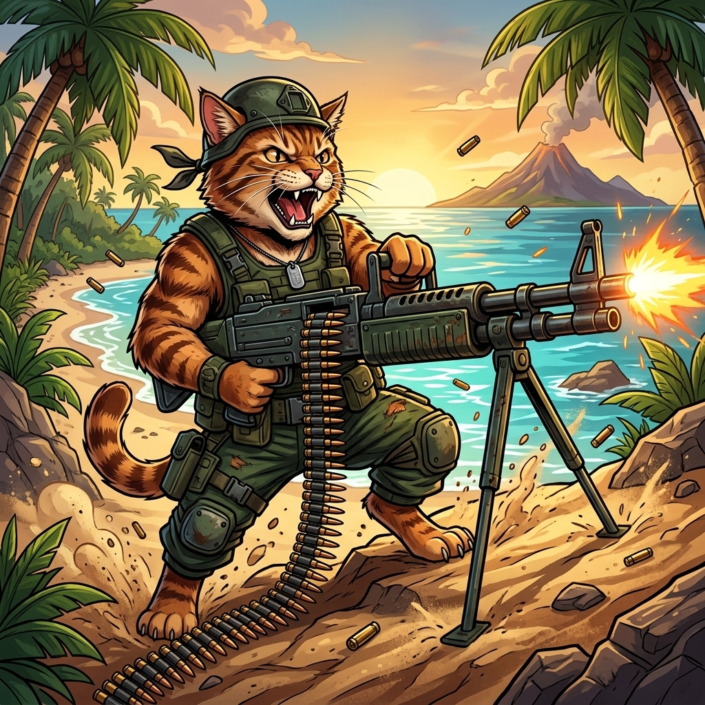 Yule the Cat Warrior